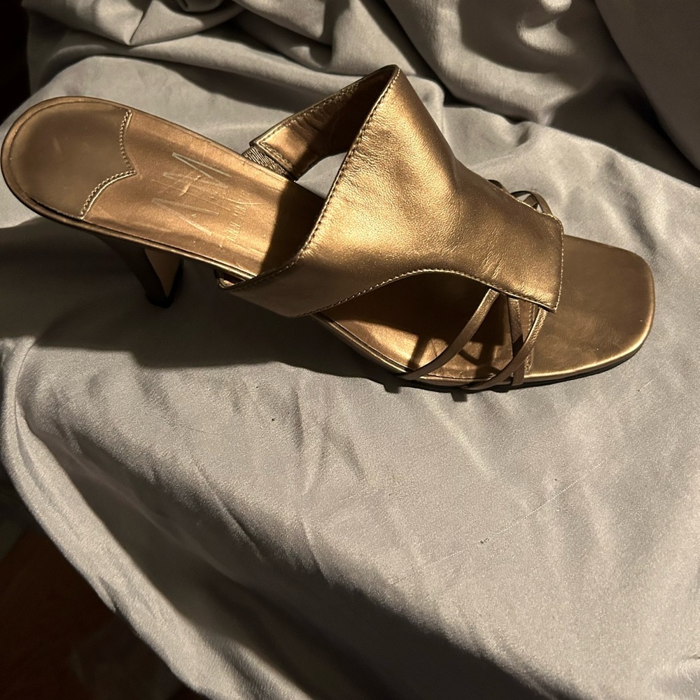 Gold sandals